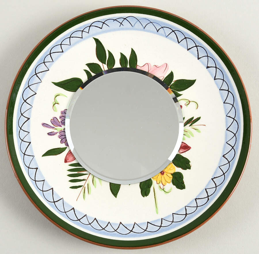 Fruit & Flowers Mirror-Small (SP) HC by Stangl-1