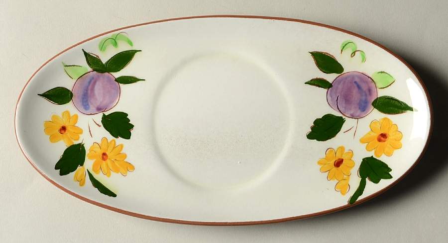 Fruit & Flowers Underplate for Gravy Boat by Stangl-1