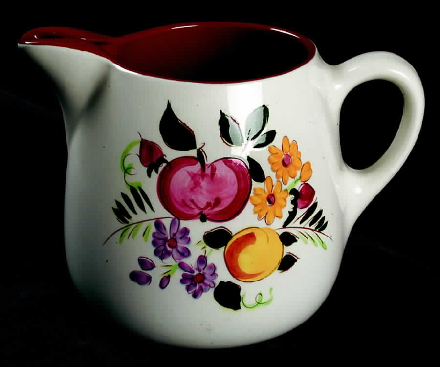 Fruit & Flowers 64 Oz Pitcher by Stangl-1