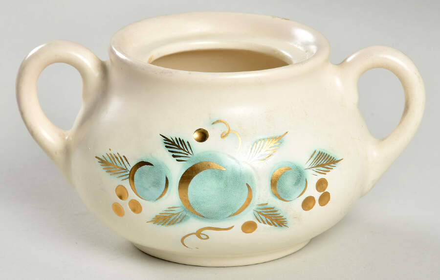 Frosted Fruit Sugar Bowl No Lid by Stangl-1