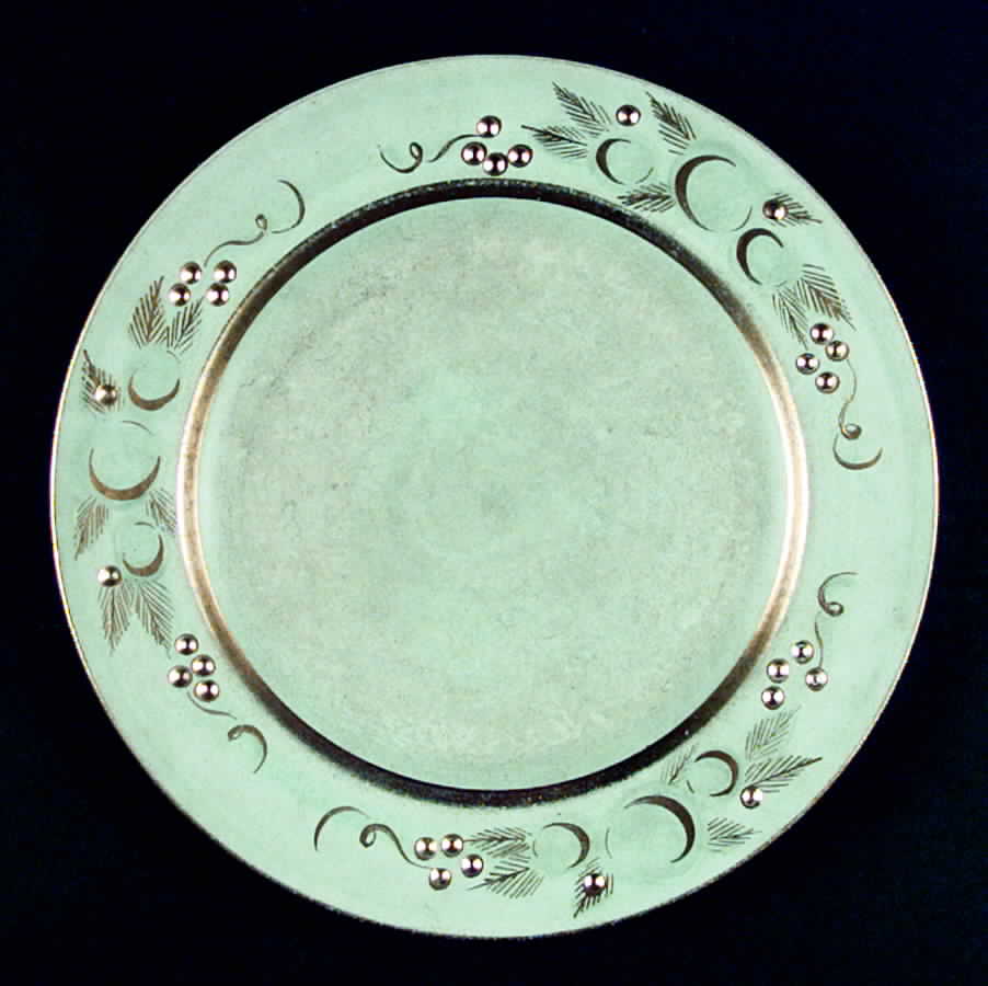 Frosted Fruit Dinner Plate by Stangl-1