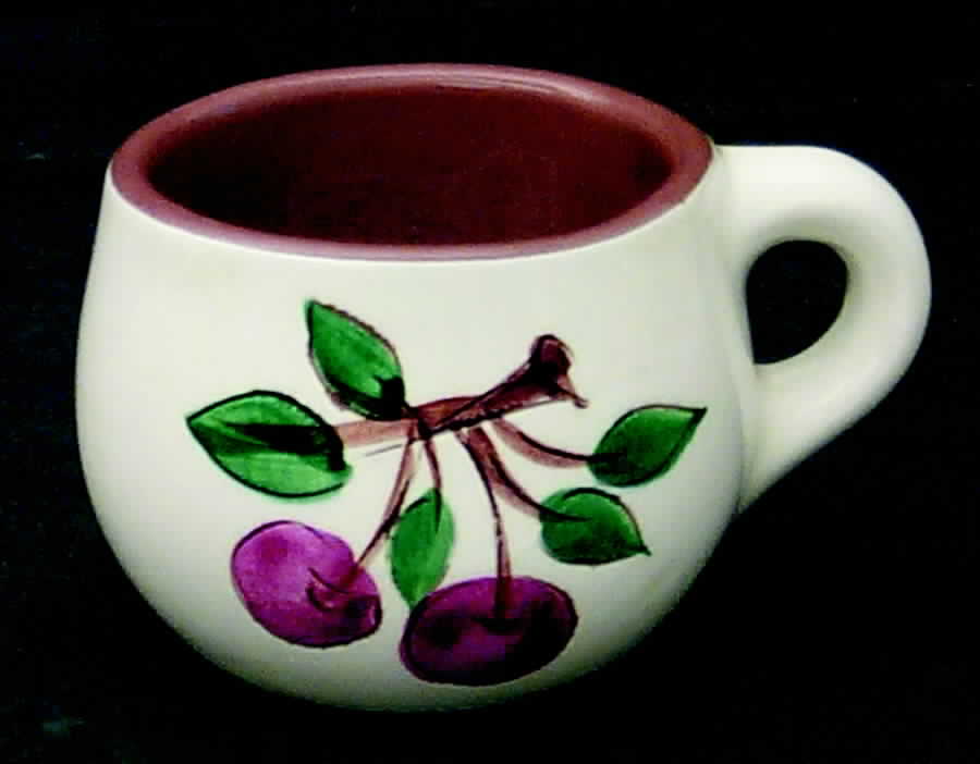 Fruit (Brown Trim) Mug by Stangl-1