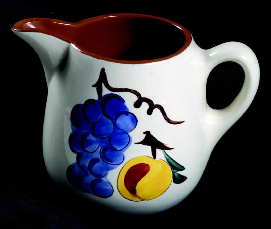 Fruit (Brown Trim) 24 Oz Pitcher by Stangl-1