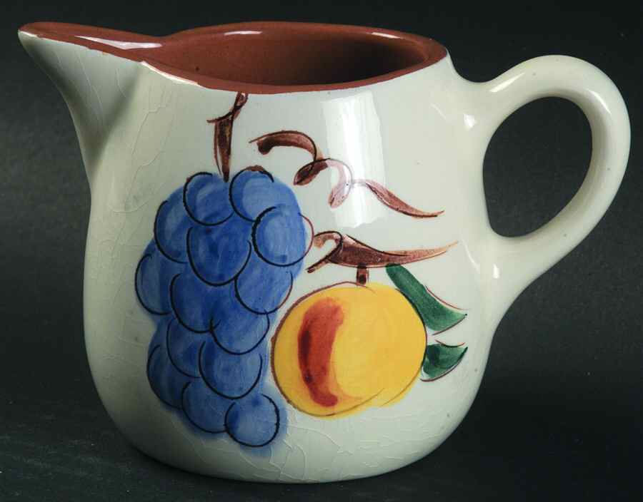 Fruit (Brown Trim) 6 Oz Pitcher by Stangl-1
