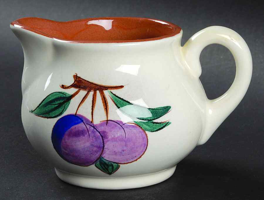 Fruit (Brown Trim) Creamer by Stangl-1