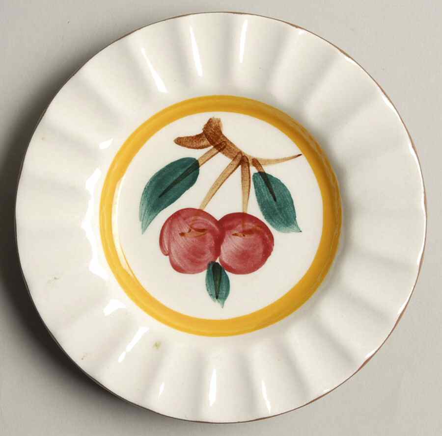 Fruit (Brown Trim) 5" Ashtray by Stangl-1