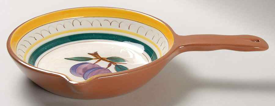 Fruit (Brown Trim) 6" Open Skillet by Stangl-1