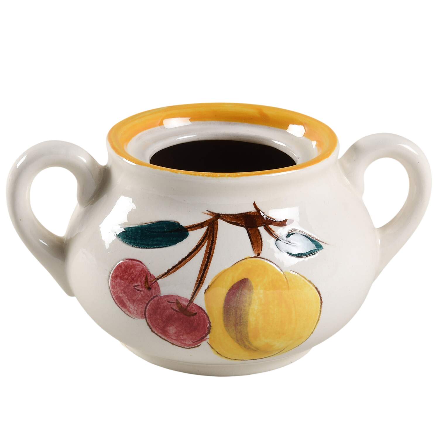 Fruit (Terra Rose Line) Sugar Bowl No Lid by Stangl-1