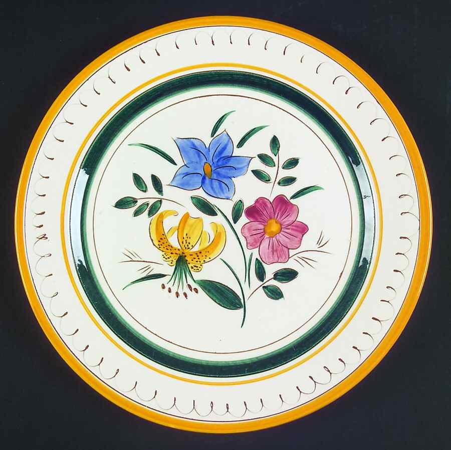 Garden Flower 12" Chop Plate (Round Platter) by Stangl-1