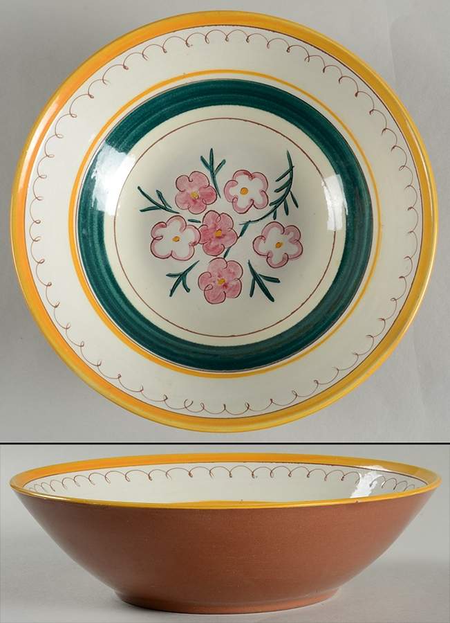 Garden Flower 8" Round Vegetable Bowl by Stangl-1