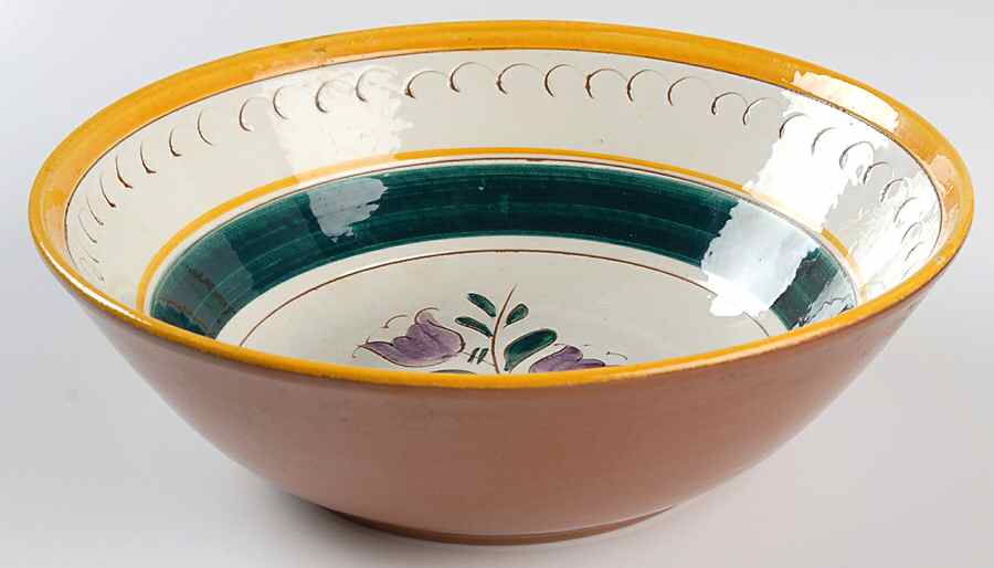 Garden Flower 10" Large Salad Serving Bowl by Stangl-1