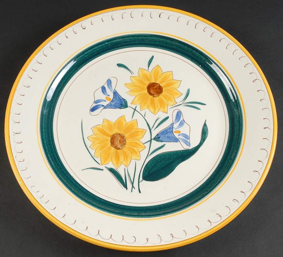 Garden Flower 14" Chop Plate (Round Platter) by Stangl-1