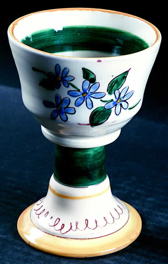 Garden Flower (Terra Rose) China Goblet by Stangl-1