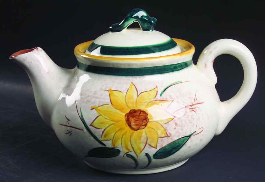 Garden Flower (Terra Rose) Teapot & Lid by Stangl-1