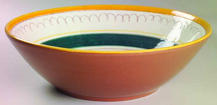 Garden Flower (Terra Rose) 11" Large Salad Serving Bowl by Stangl-1