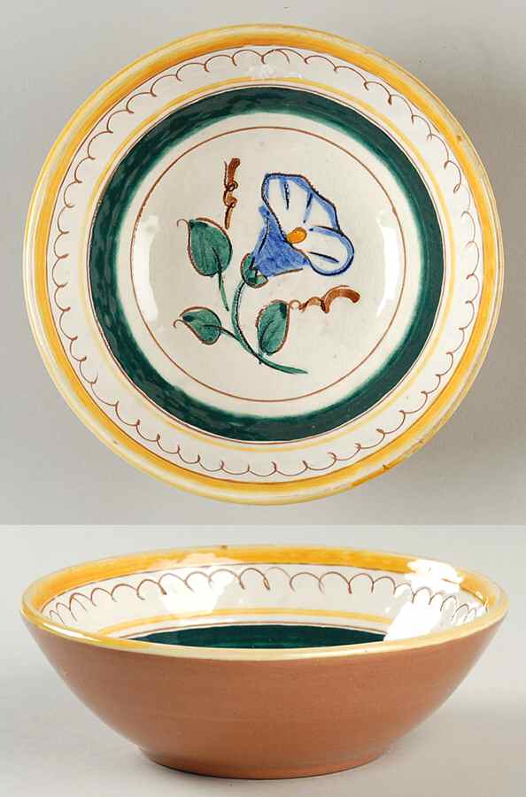 Garden Flower (Terra Rose) Coupe Cereal Bowl by Stangl-1
