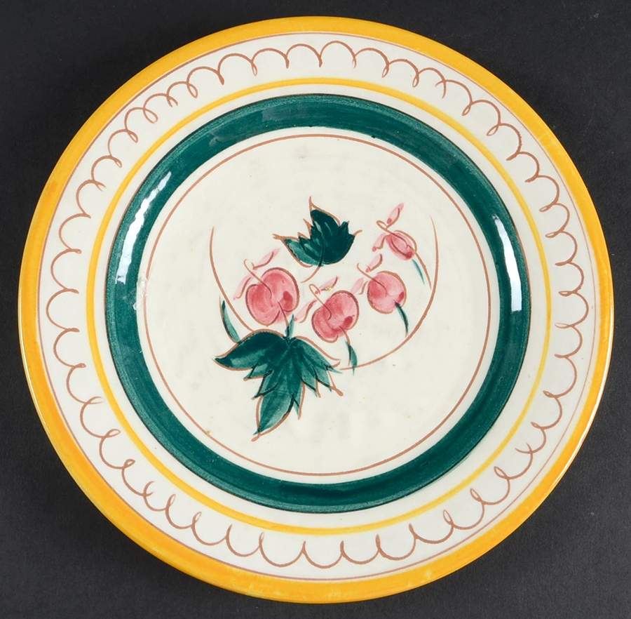 Garden Flower (Terra Rose) Salad Plate by Stangl-1