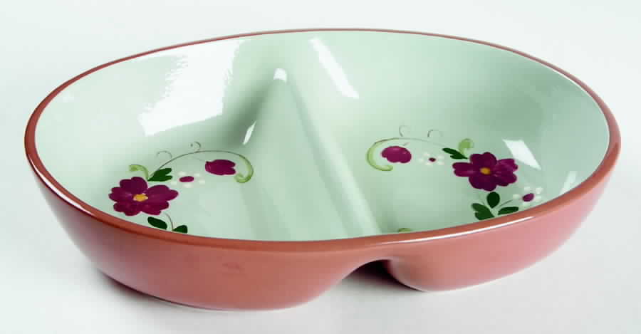 Garland 10" Oval Divided Vegetable Bowl by Stangl-1