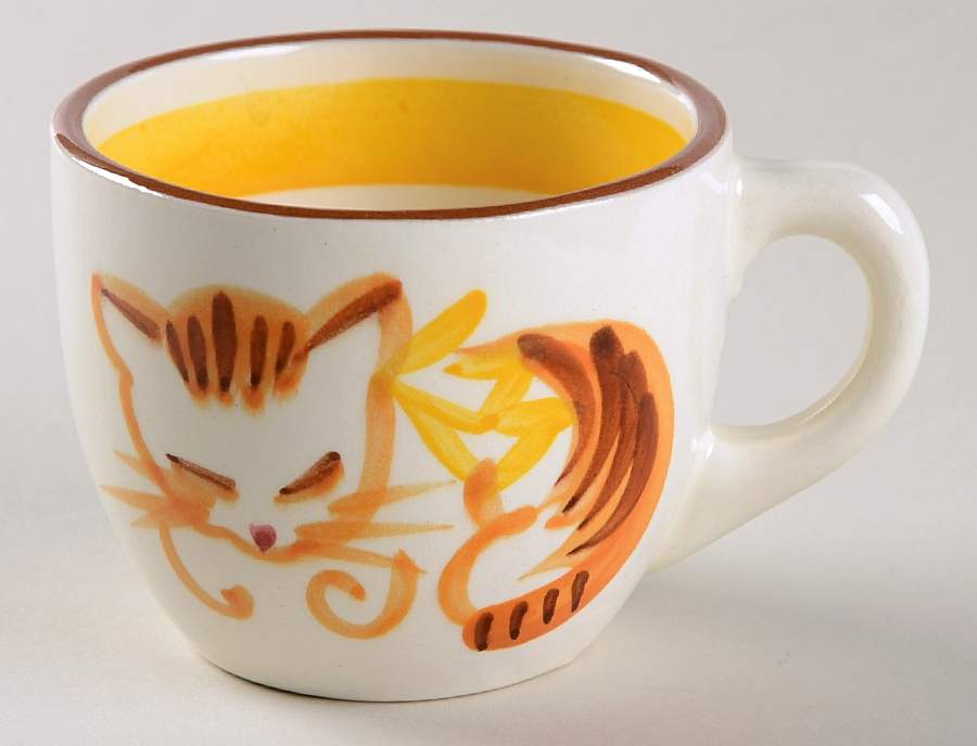 Ginger Cat Child's Cup by Stangl-1