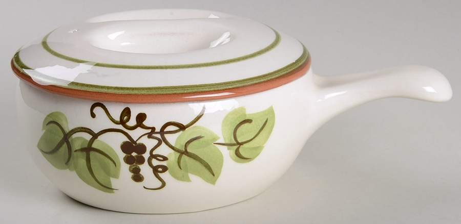 Golden Grape Individual Casserole & Lid by Stangl-1