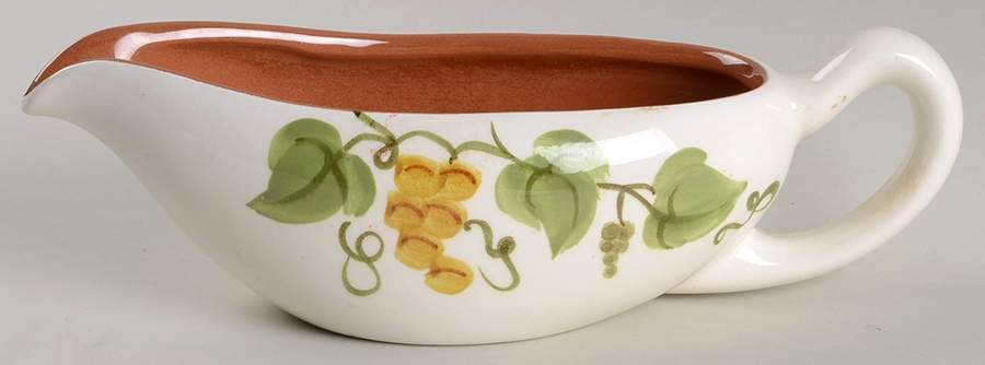 Golden Grape Gravy Boat by Stangl-1