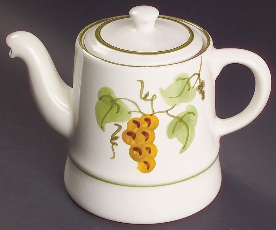 Golden Grape Teapot & Lid by Stangl-1