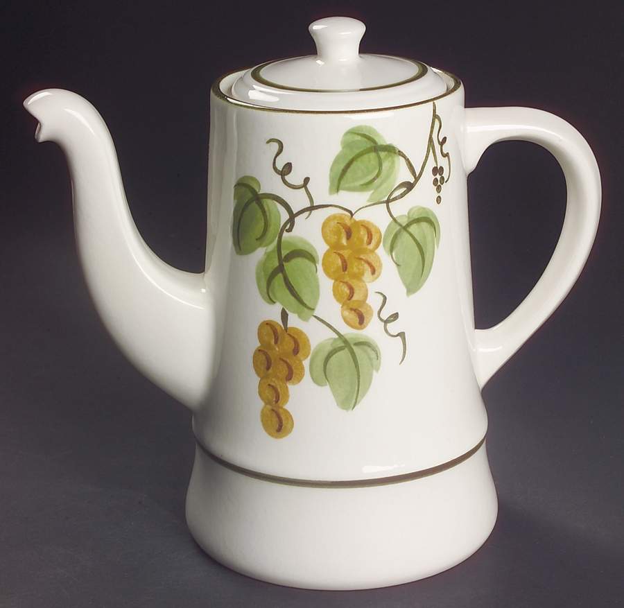 Golden Grape Coffee Pot & Lid by Stangl-1