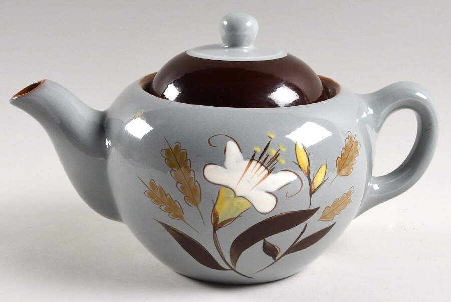 Golden Harvest Teapot & Lid by Stangl-1