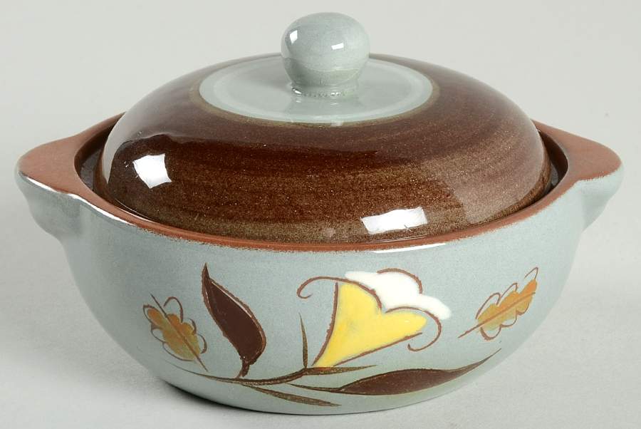 Golden Harvest Individual Casserole & Lid by Stangl-1