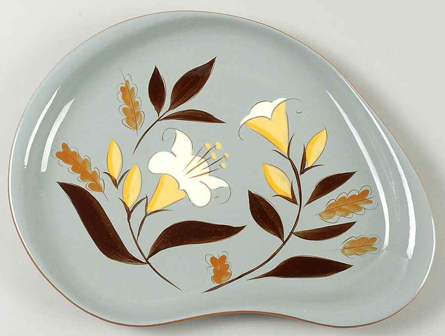 Golden Harvest 13" Oval Serving Platter by Stangl-1