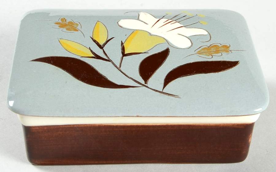 Golden Harvest Cigarette Box & Lid by Stangl-1