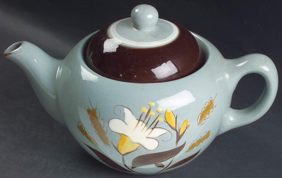 Golden Harvest Teapot & Lid by Stangl-1
