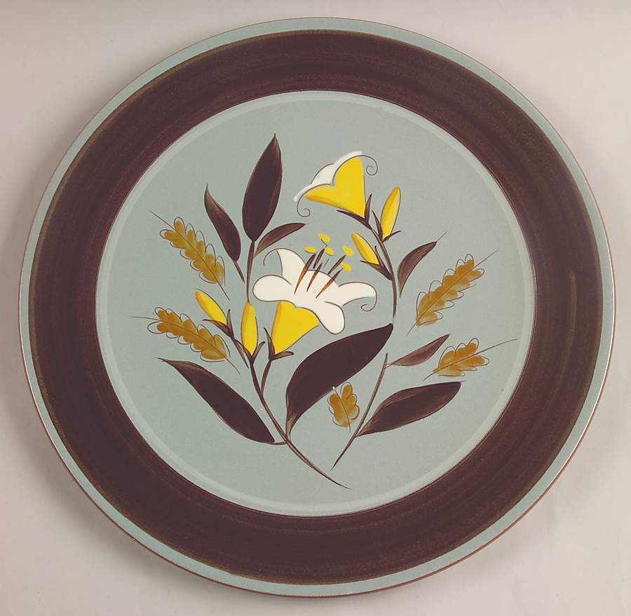 Golden Harvest 14" Chop Plate (Round Platter) by Stangl-1