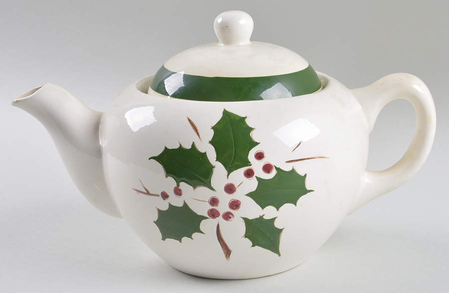 Holly Teapot & Lid by Stangl-1