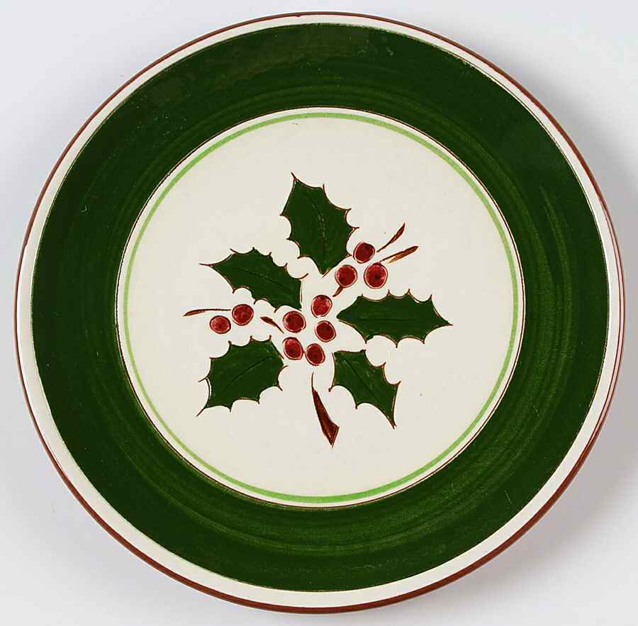Holly Salad Plate by Stangl-1
