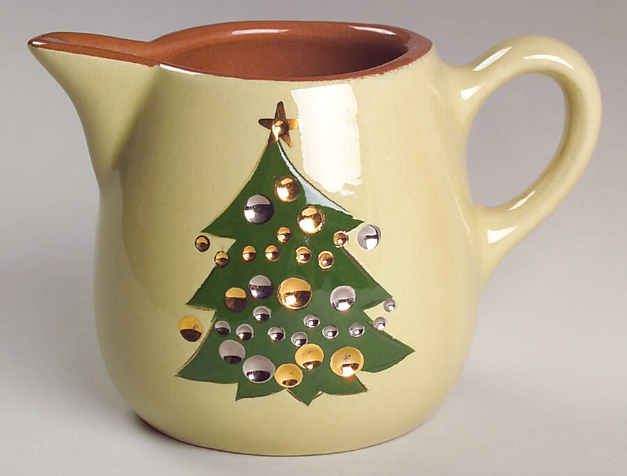 Jewelled Christmas Tree Creamer by Stangl-1