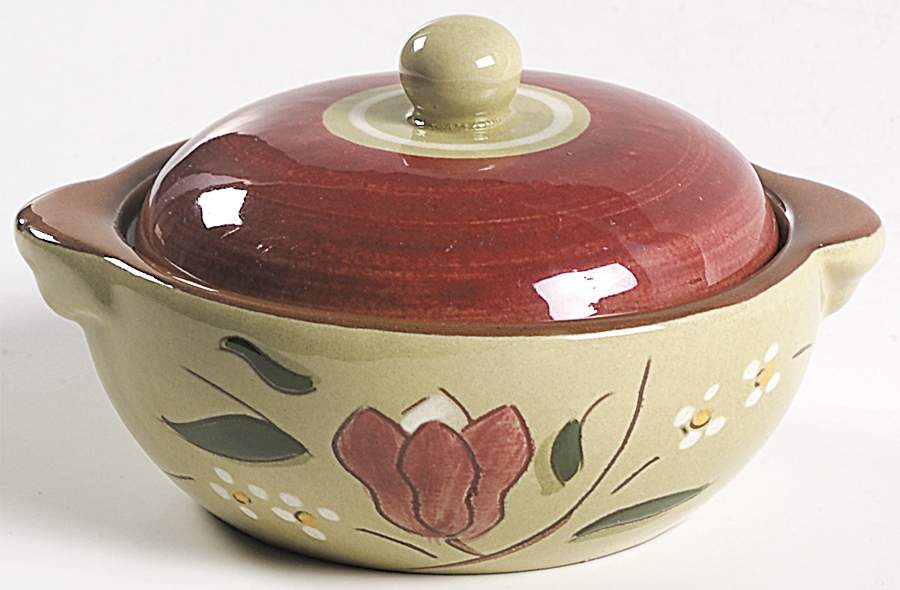 Magnolia Individual Casserole & Lid by Stangl-1