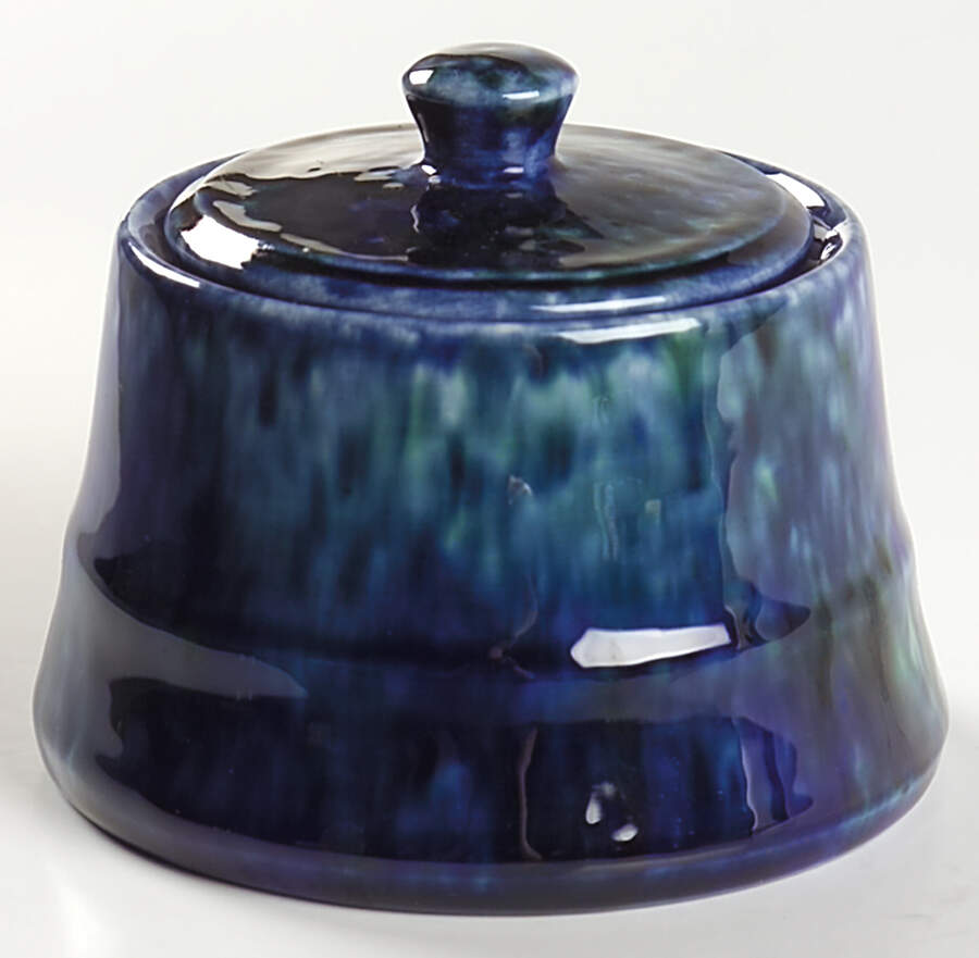 Mediterranean Sugar Bowl & Lid by Stangl-1