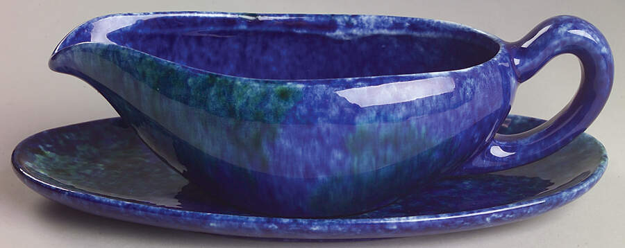 Mediterranean Gravy Boat & Underplate by Stangl-1