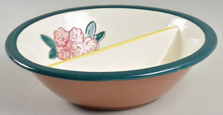 Mountain Laurel Round Divided Vegetable Bowl by Stangl-1