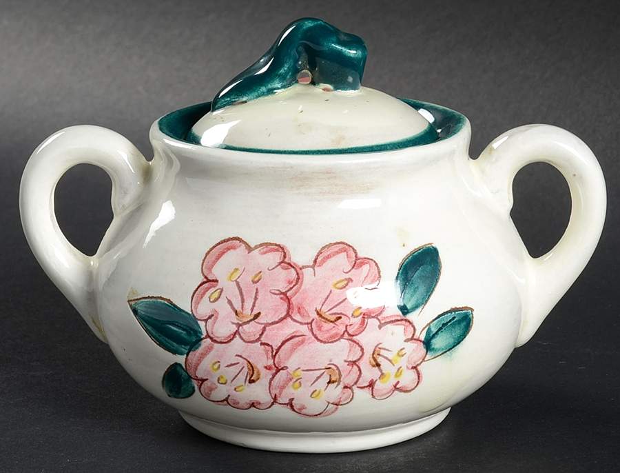 Mountain Laurel Sugar Bowl & Lid by Stangl-1