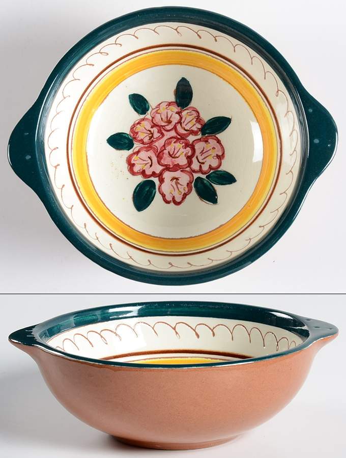 Mountain Laurel Lugged Soup Bowl by Stangl-1