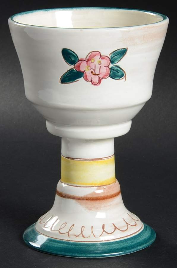 Mountain Laurel China Goblet by Stangl-1
