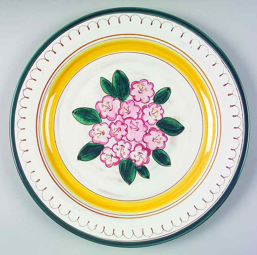 Mountain Laurel (Terra Rosa) 12" Chop Plate (Round Platter) by Stangl-1