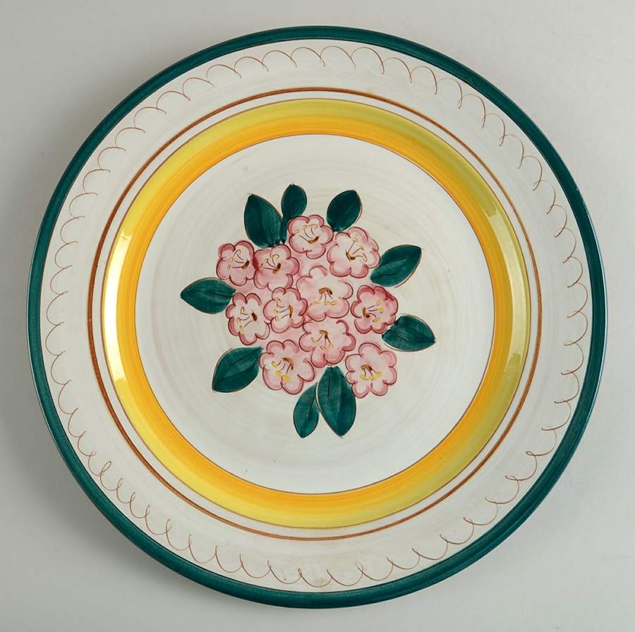 Mountain Laurel (Terra Rosa) 14" Chop Plate (Round Platter) by Stangl-1