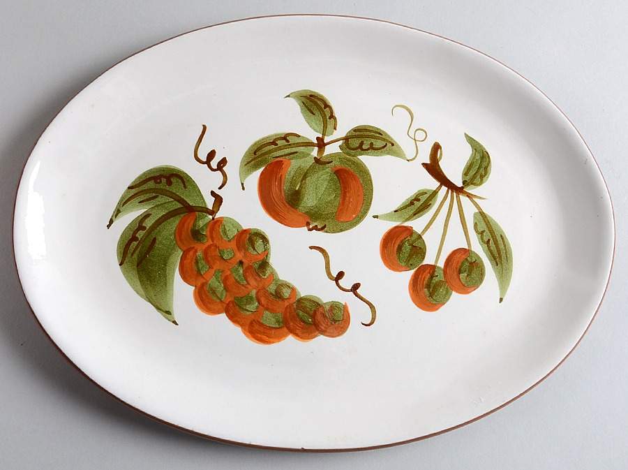 Orchard Song 11" Oval Serving Platter by Stangl-1