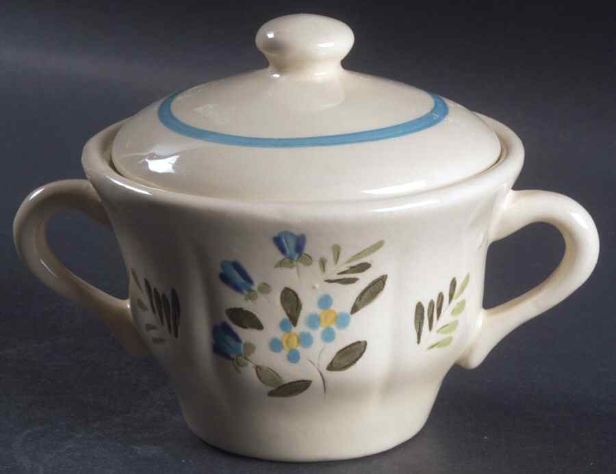 Petite Flowers Sugar Bowl & Lid by Stangl-1