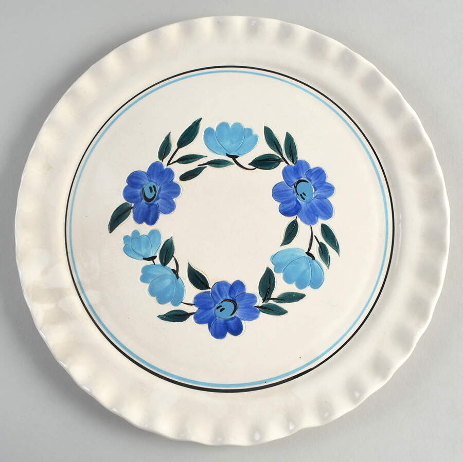 Pie Crust 12" Chop Plate (Round Platter) by Stangl-1