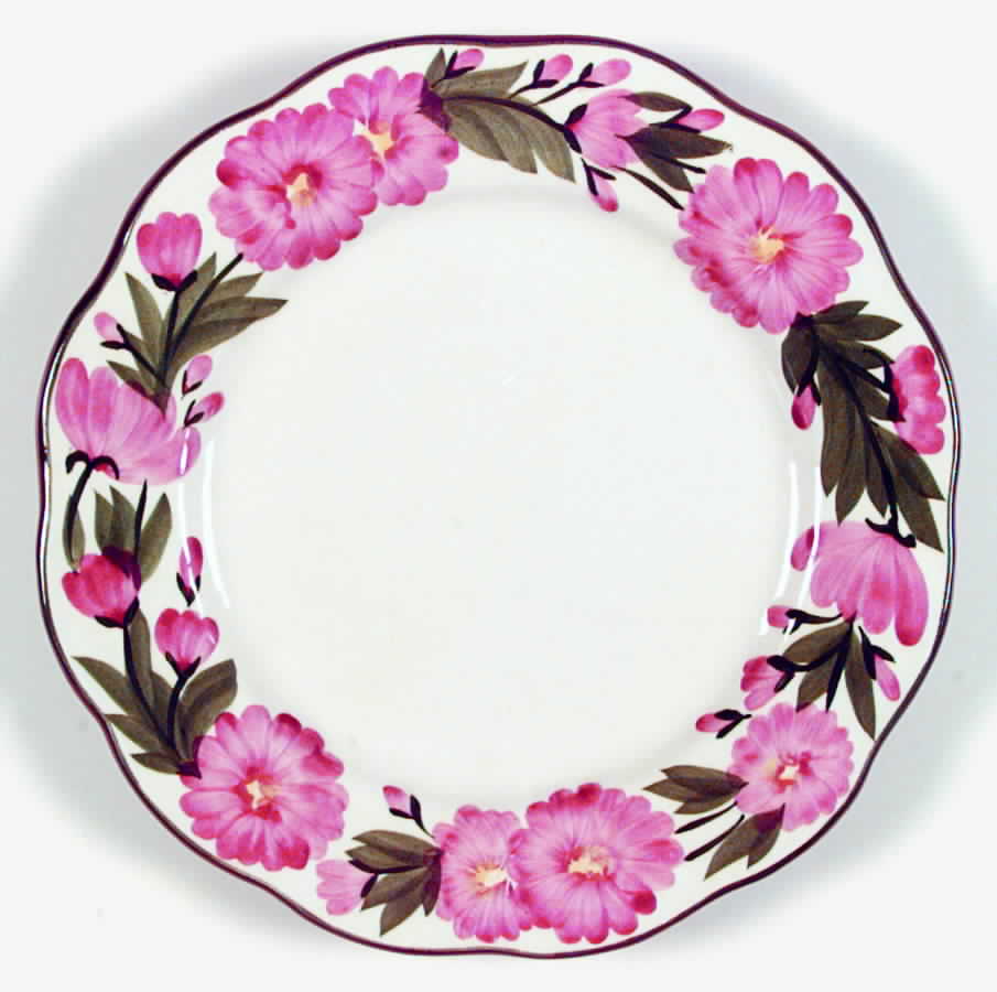 Pink Cosmos Dinner Plate by Stangl-1