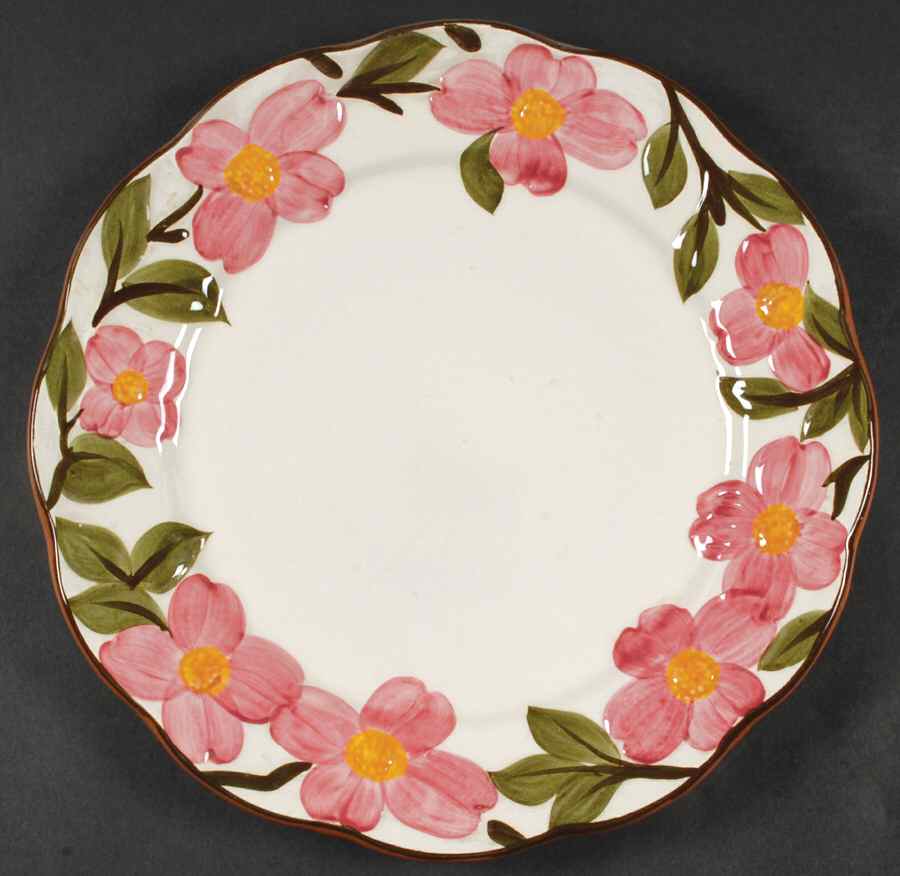 Pink Dogwood 12" Chop Plate (Round Platter) by Stangl-1